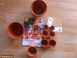 Tontopf Figuren basteln