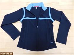 Damenjacke blau Jacke Damen sportlich leicht dehnbar