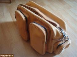 Ledertasche unisex, dazu Geldbeutel Leder