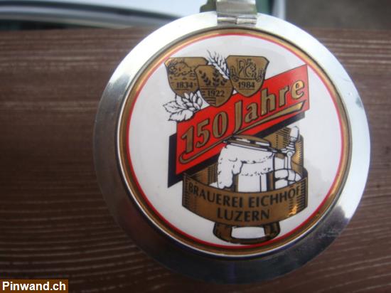 Bild 2: Bierhumpen 150 Jahre Brauerei Eichhof Luzern
