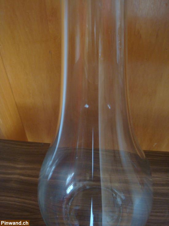 Bild 4: Grosse Blumenvase aus Glas