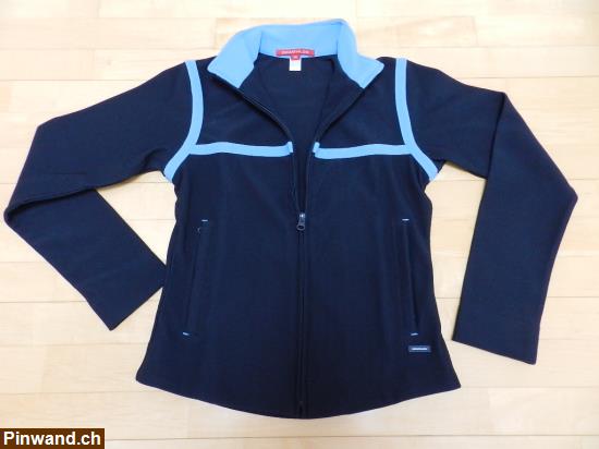 Bild 1: Damenjacke blau Jacke Damen sportlich leicht dehnbar