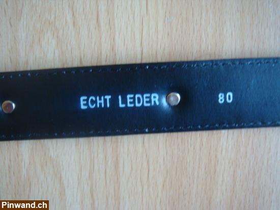 Bild 4: Ledergurt Edelweiss unisex, Echt Leder zu verkaufen