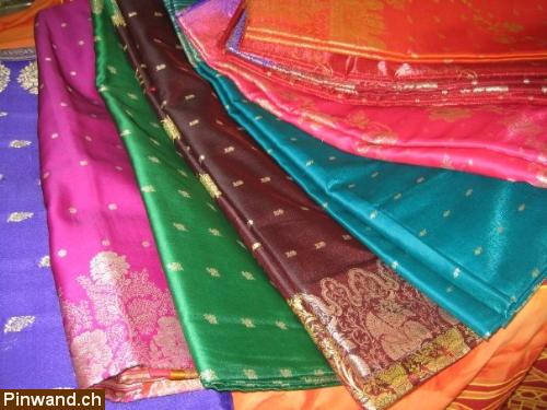 Bild 1: Indische Saris Bollywood, Saris Traditionell, Seide Saris, Saris Hochzeit...