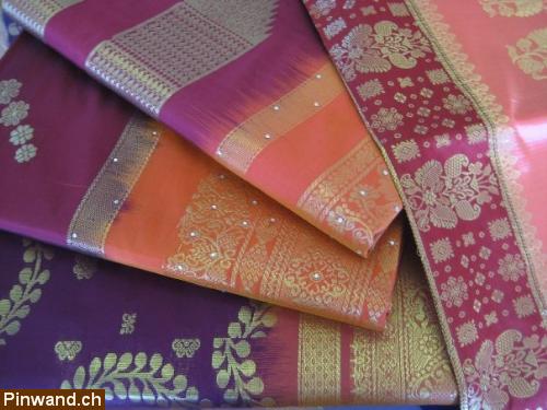 Bild 3: Indische Saris Bollywood, Saris Traditionell, Seide Saris, Saris Hochzeit...