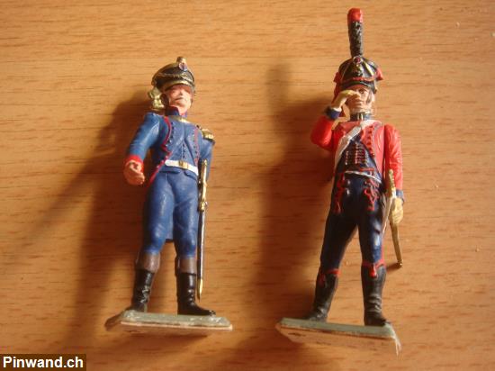 Bild 3: Französische Militärfiguren 19. Jahrhundert (6 Stk.)