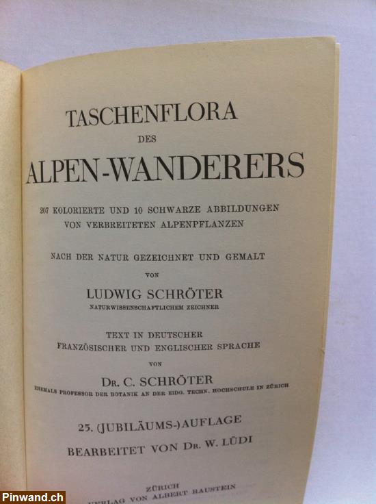 Bild 2: Alpenblumen von L.u.Prof.C. Schröter 1940