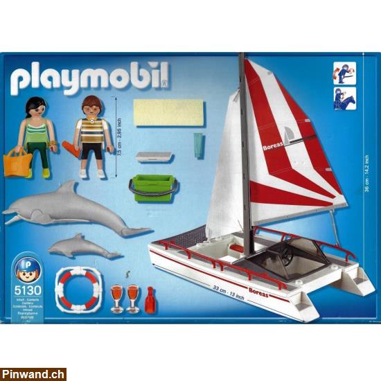 Bild 2: Playmobil - 5130 Katamaran mit Delfinen