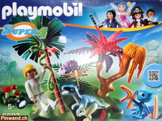 Bild 1: Playmobil - 6687 Lost Island mit Alien und Raptor