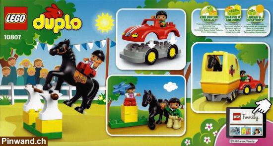 Bild 2: LEGO Duplo 10807 - Wagen mit Pferdeanhänger
