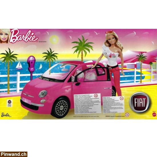 Bild 3: BARBIE - 2012 - Y6857 Fiat, Auto inklusive Puppe