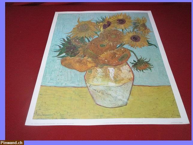Bild 1: Plakat Vincent van Gogh Sonnenblume