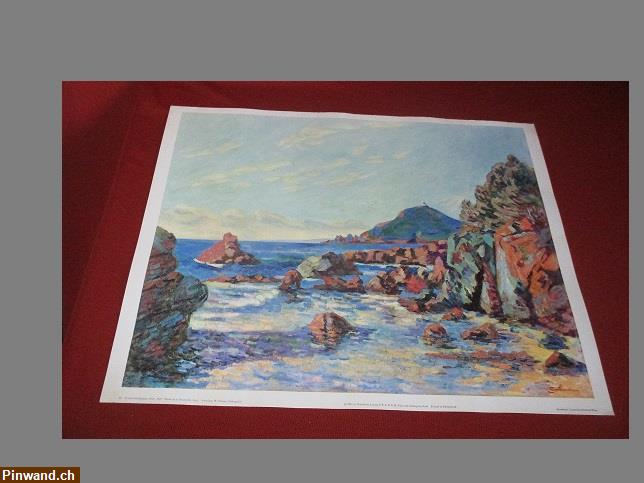 Bild 1: Plakat 60x48cm | Meerlandschaft von Armand Guillaumin 1841 -1927