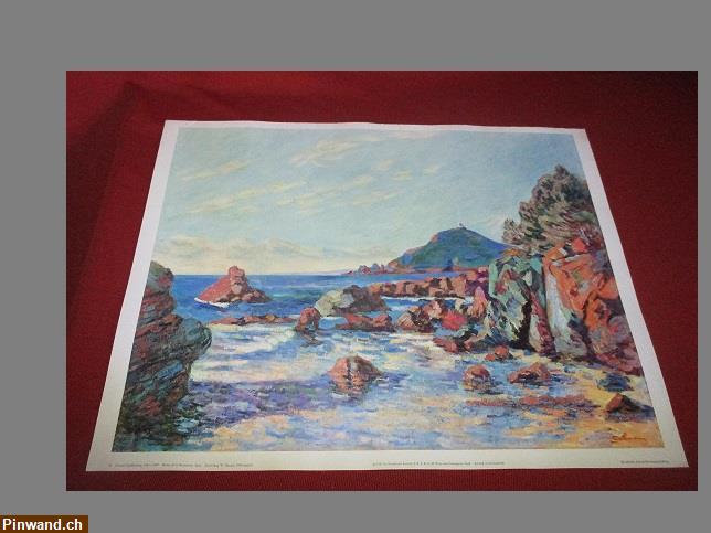 Bild 5: Plakat 60x48cm | Meerlandschaft von Armand Guillaumin 1841 -1927