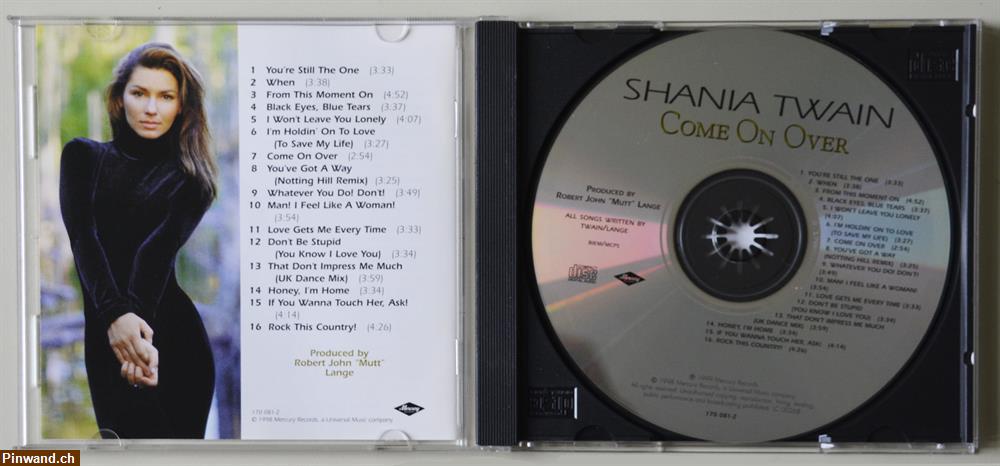 Bild 2: CD: Shania Twain - Come on Over