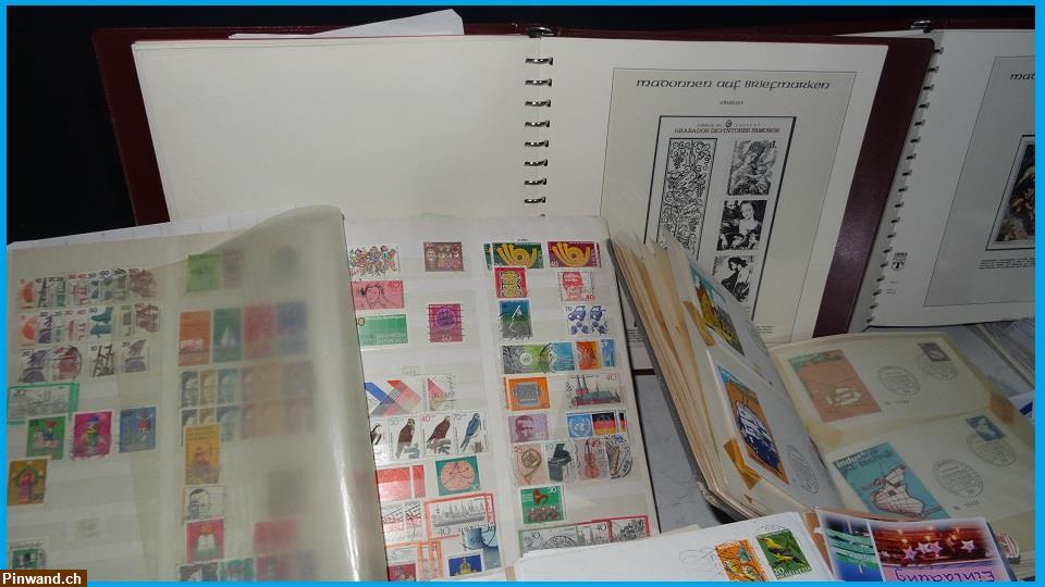 Bild 4: Div. Briefmarken Postkarten und Briefen zu verkaufen