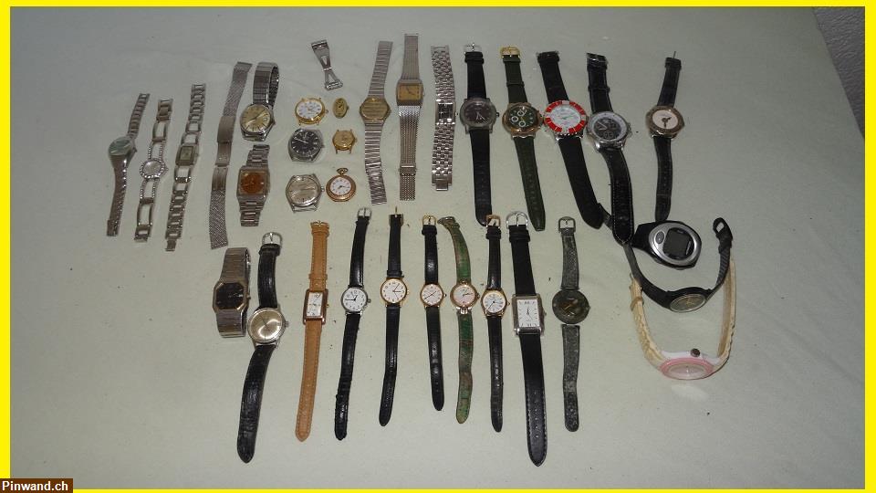 Bild 1: LOT div. Uhren 30Stk zu verkaufen