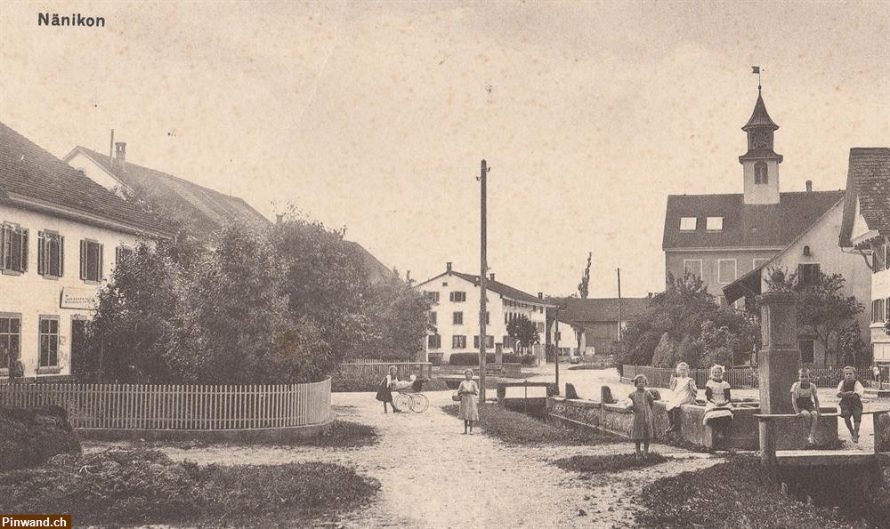 Bild 1: Nänikon ZH - alte Ansichtskarte von 1916 zu verkaufen