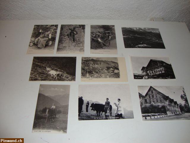 Bild 1: 10 Alte Postkarten vom Wallis zu verkaufen