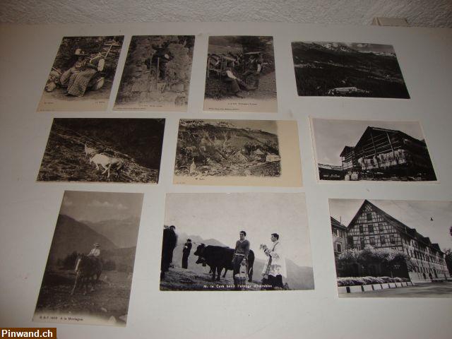 Bild 2: 10 Alte Postkarten vom Wallis zu verkaufen