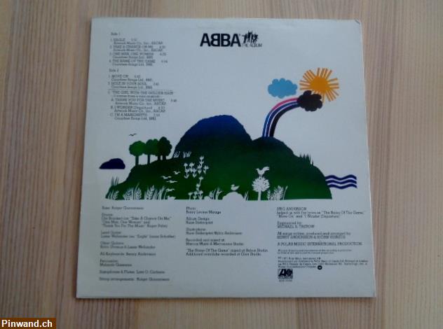 Bild 4: Abba The Album / LP 1977 zu verkaufen