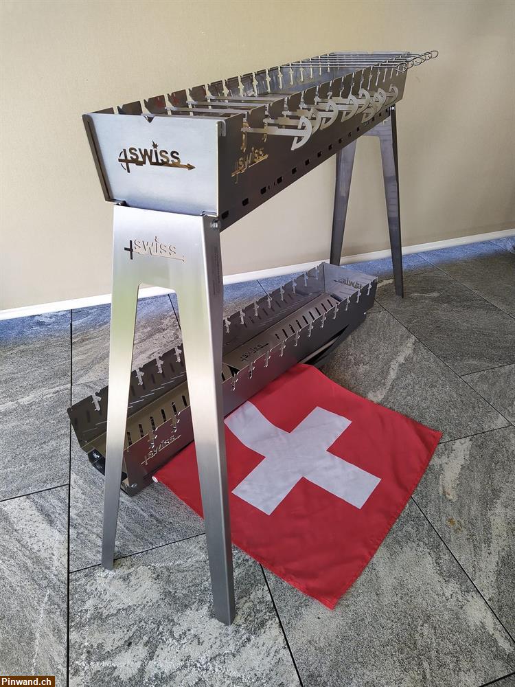 Bild 5: Swiss Spiessligrill aus Edelstahl zu verkaufen