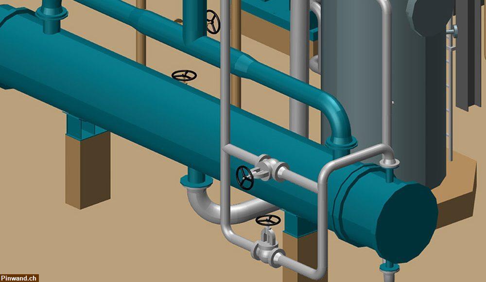 Bild 2: Technischer Zeichner, Schematische Zeichnungen