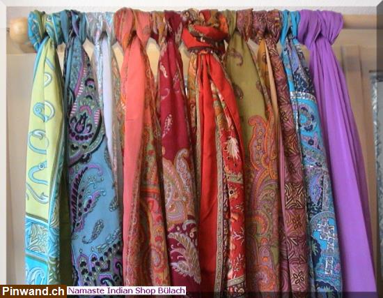Bild 2: Indische Kleider - Seide Schals und Wolle Schals beim NAMASTE Indian Shop
