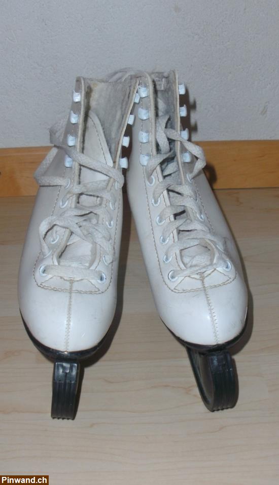 Bild 1: Mädchen Schlittschuhe weiss gr. 32