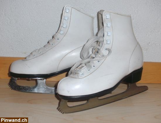 Bild 3: Mädchen Schlittschuhe weiss gr. 32