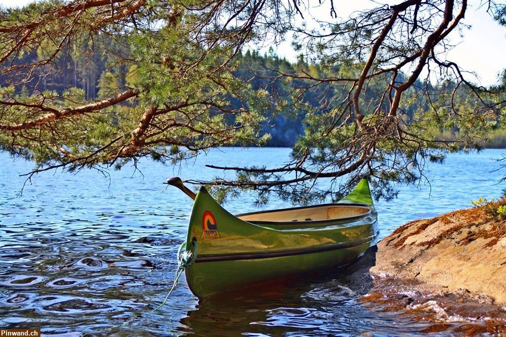 Bild 6: Ferienhaus am See, Süd-Schweden Urlaub mit Boot, Kanu, Sauna, WLAN, Göteborg