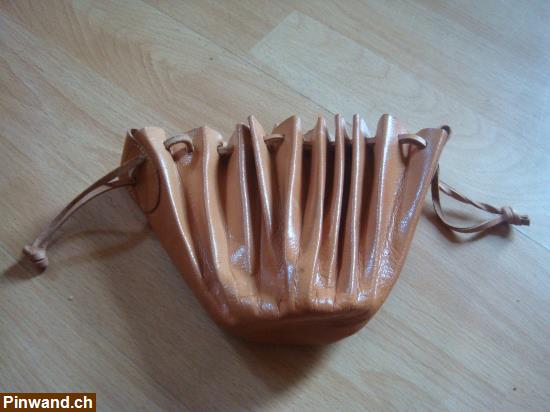 Bild 4: Ledertasche unisex, dazu Geldbeutel Leder