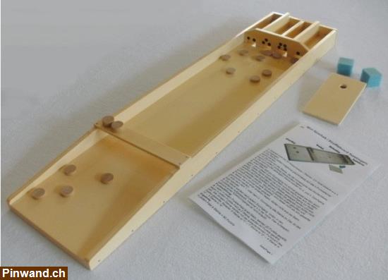 Bild 1: Mini Sjoelbak , shuffleboard , Hollandais Billard