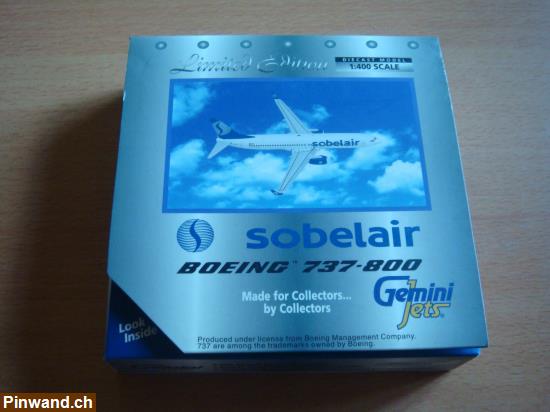 Bild 1: Sobelair Boeing 737-800 / 1:400