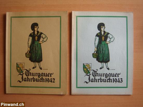 Bild 1: Thurgauer Jahrbücher 1942 und 1943