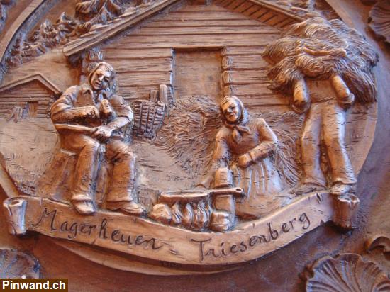 Bild 2: Holzteller geschnitzt / Magerheuen in Triesenberg