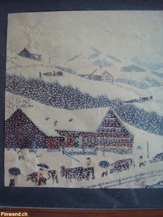 Bild 2: Albert Manser Appenzeller - Winterlandschaft