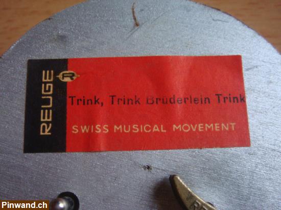 Bild 4: Reuge Musikwerk "Trink, Trink Brüderlein Trink"