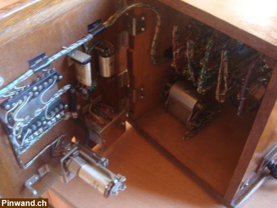 Bild 4: Antiker Telefonverbindungskasten / Telegrafenamt