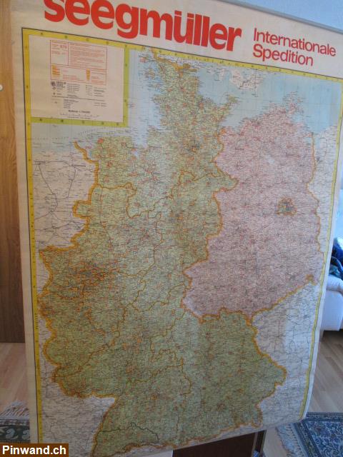 Bild 1: Spetitions Landkarte DDR Deutschland
