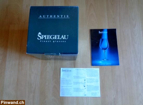 Bild 1: Spiegelau Kristall-Weinkelche (4 Stk.) Originalverpackt