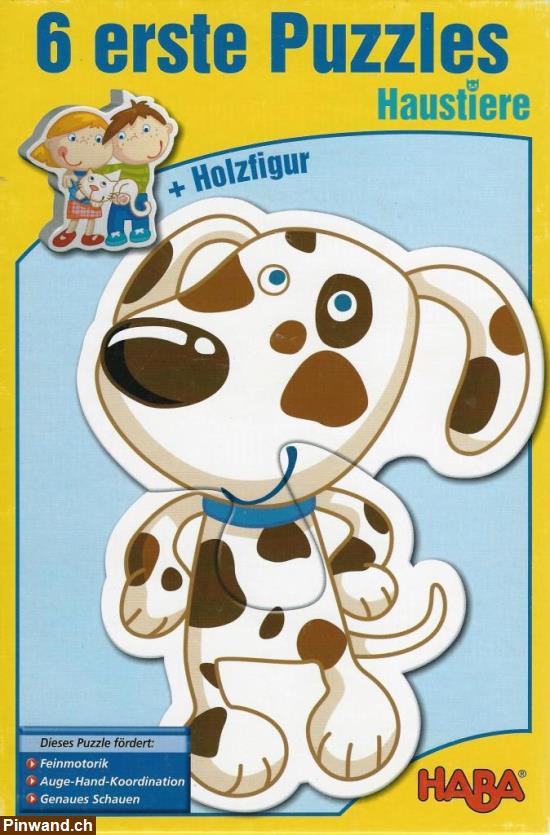 Bild 1: HABA 3902 - 6 erste Puzzles - Haustiere