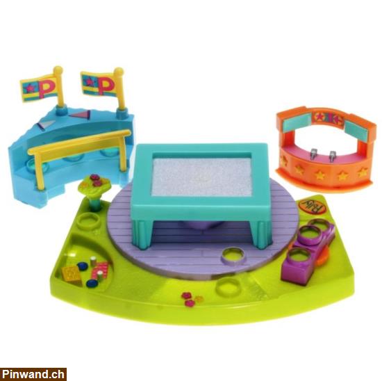 Bild 3: Polly Pocket Mini - 1999 - Gym Turnfest - Trampoline Mattel 24846