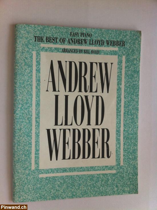 Bild 1: Andrew Lloyd Webber - 1991 - easy piano