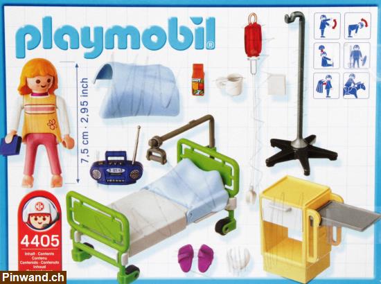 Bild 2: Playmobil - 4405 Krankenzimmer