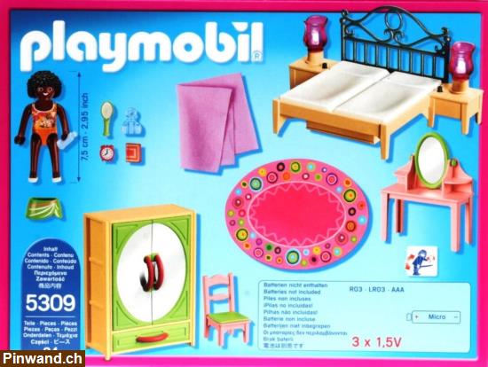 Bild 2: Playmobil - 5309 Schlafzimmer mit Schminktischchen