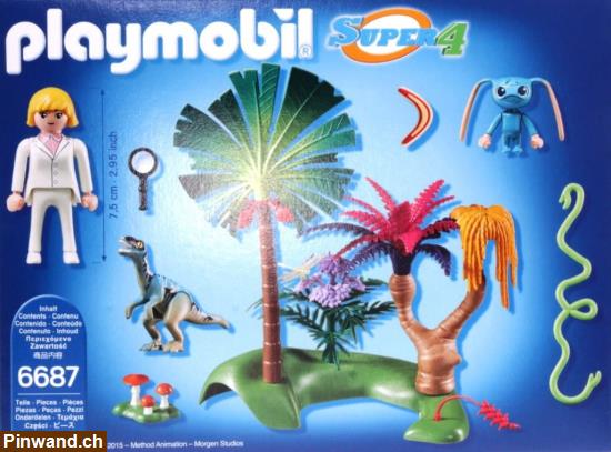 Bild 2: Playmobil - 6687 Lost Island mit Alien und Raptor