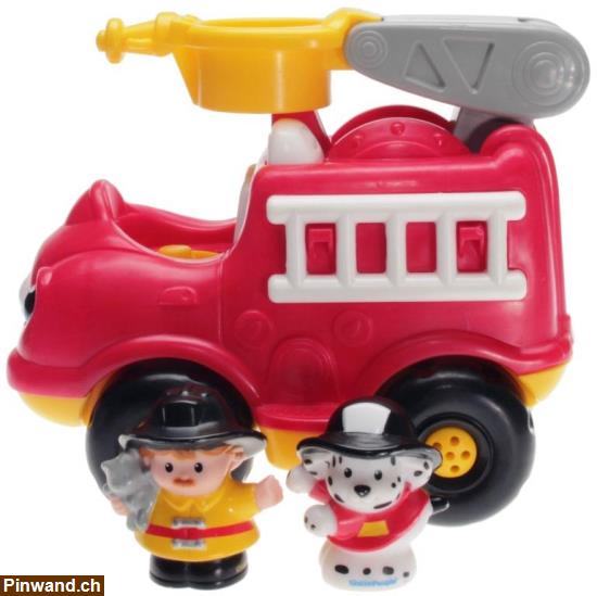 Bild 2: Fisher-Price Little People J0892 - Feuerwehrauto