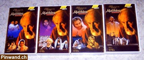 Bild 2: Das Matthäus Evangelium auf 4 Video-Kassetten, VHS