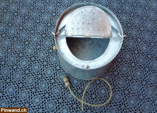 Bild 3: Fischbränte verzinkt mit Pumpe in Militärtransportsack